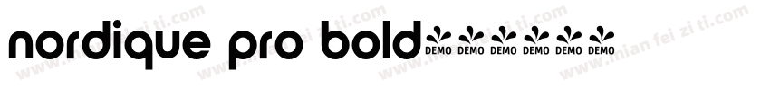 nordique pro bold字体转换